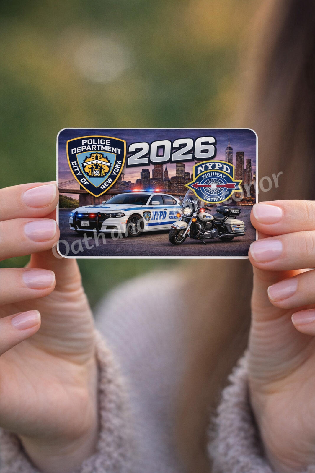 NYPD Highway Patrol Magnet – 2026 – 3 x 2 in – view 3