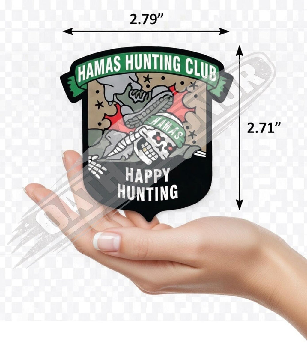 Anti-Hamas Parody Decal – Political Humor Vinyl Sticker – view 3