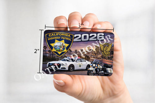 CHiPs California Highway Patrol Decal – 2026 – 3 x 2 in – view 2