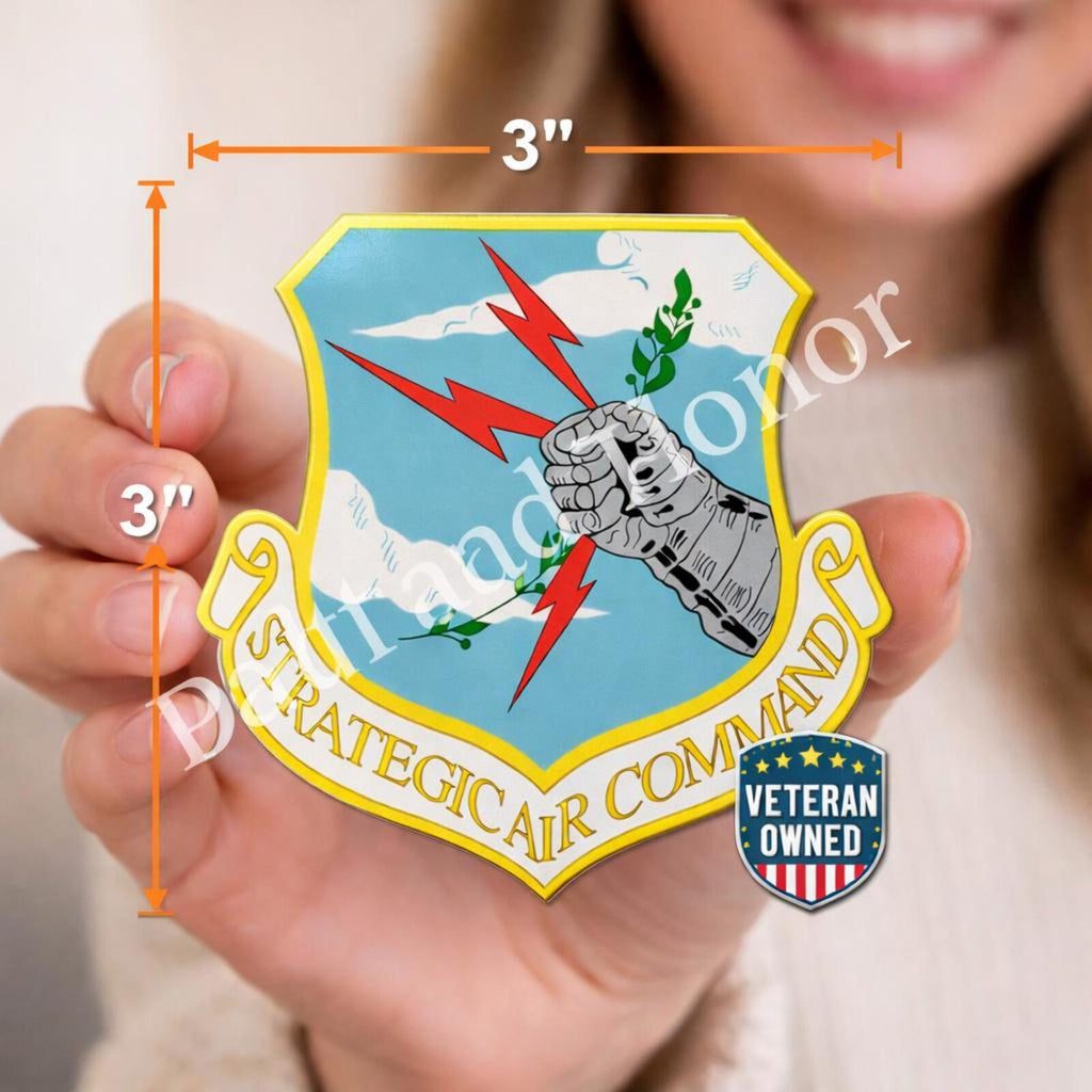 Strategic Air Command Tribute Decal – Outside Glass – 3 in – view 3