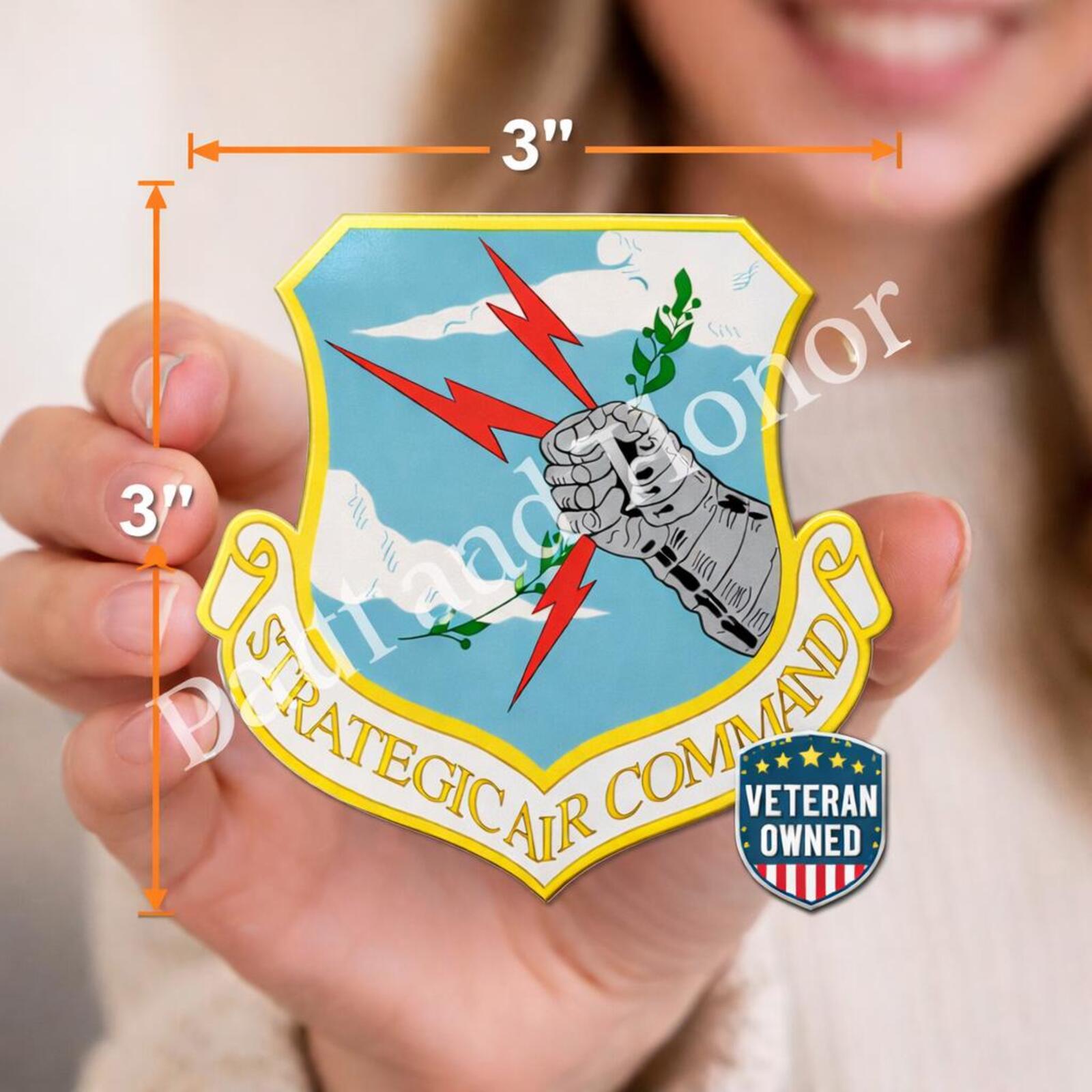 Strategic Air Command Tribute Decal – Outside Glass – 3 in – view 3