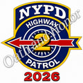 NYPD Highway Patrol 2 Brooklyn Tribute Decal – 2026 – 3 in – product image