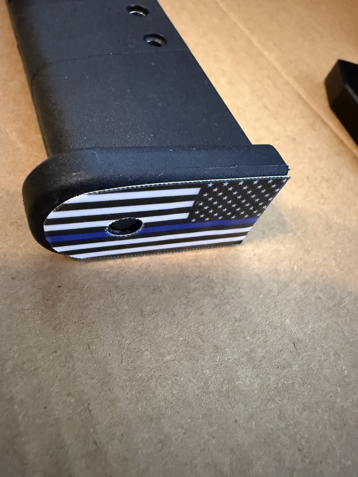 Glock 42 .380 Thin Blue Line Magazine Shoe Decals – 6 Pack