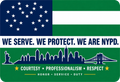 NYPD Flag Decal – Police Support Decal or Magnet – 3x2, 4x3, or 5x4