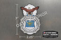 USAF Security Police Badge Decal – Military Tribute Sticker – product image