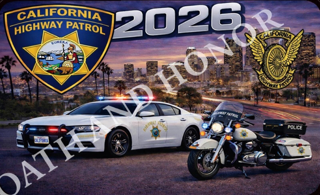 CHiPs California Highway Patrol Decal – 2026 – 3 x 2 in – product image