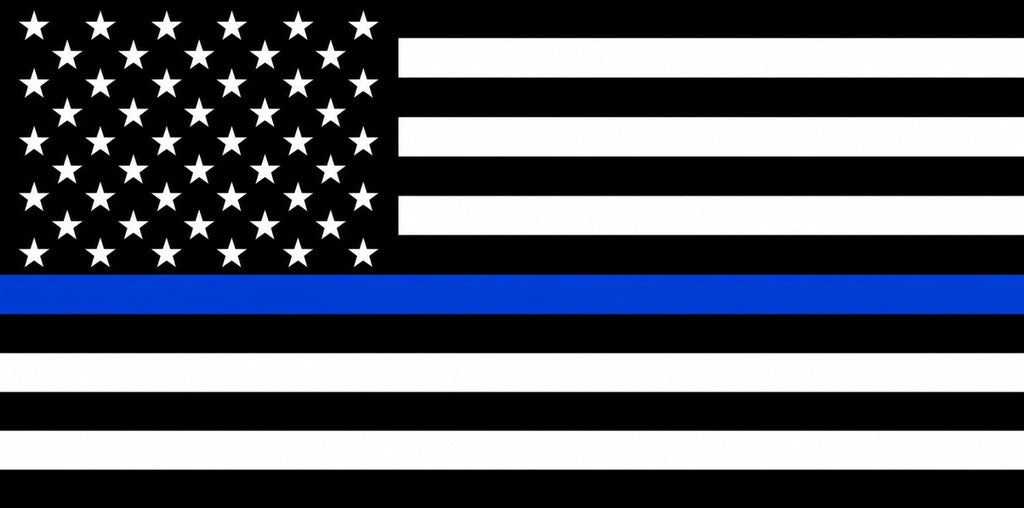 Glock 42 .380 Thin Blue Line Magazine Shoe Decals – 6 Pack