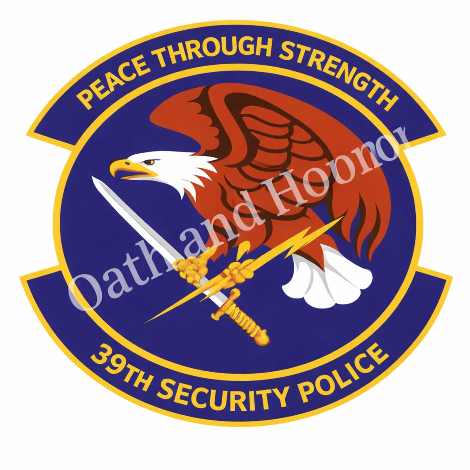 USAF 39th Security Police Squadron Decal – Incirlik AB Turkey – product image